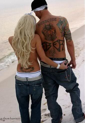 Sexy tattoo couple Pictures, Images and Photos