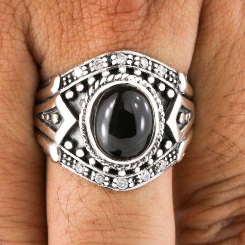 ...  Diamond Knight Templar 925 Sterling Silver Ring Gothic Jewellery