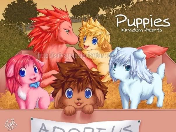 Puppies Kingdom Heart