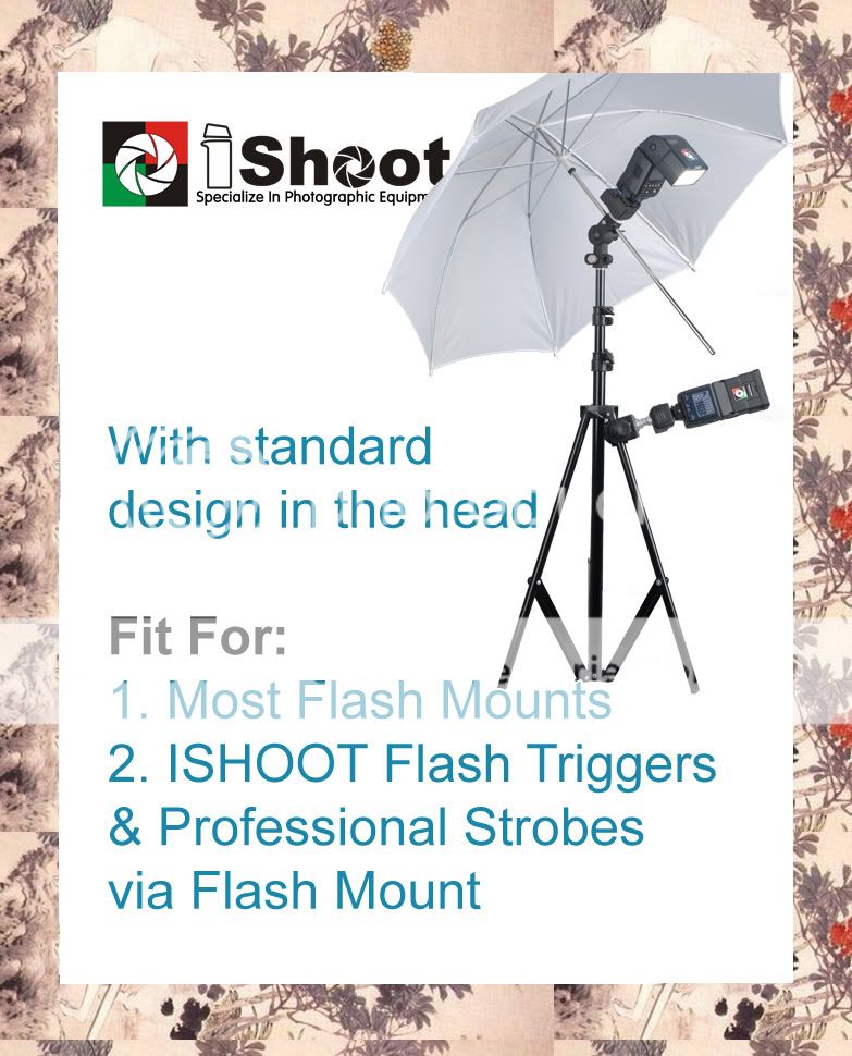 SWEEEEEET▲Flash Light Stand∥Bracket►STUDIO LIGHTING►6Ft  