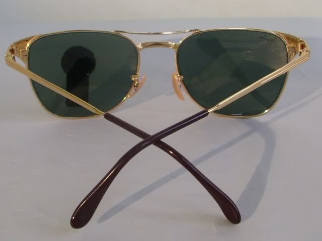 NEW VINTAGE B&L RAY BAN SIGNET II GOLD 56MM SUNGLASSES  